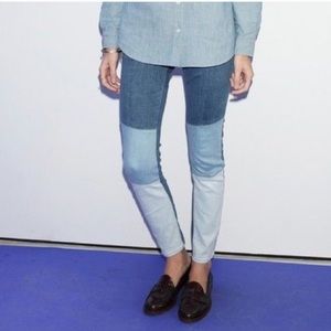 NWOT Frame Denim Blue Patch Jeans sz 29